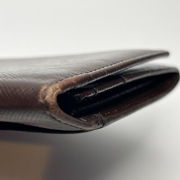 Givenchy Brown Leather Bifold Wallet with ID Pocket - Preowned - Picture 9 of 15